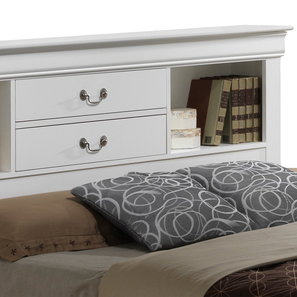 Louis Phillipe - Full Storage Bed - White - Image 3