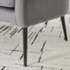 Open Back Loveseat Settee With 3 Pillows - Charcoal - Image 10