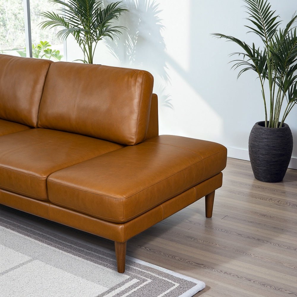 Corbin - Right Facing Sectional Sofa - Tan - Image 11