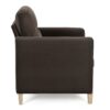 1 Seater Sofa For Living Room - Brown - Image 4