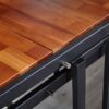 Multifunction Convertible Dining Table, Free Switch Space Saving Table Shelf For Home And Studio - Mahogany - Image 9