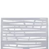 Outdoor & Indoor Privacy Screen Metal Privacy Screen, Freestanding Decorative Screen For Deck Balcony Patio - White - Image 6