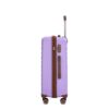 5 Piece Set (20"24"28 +A Travel Bag And A Toiletry Bag), Pp Hardshell Carry On Luggage Set With Tsa Lock Carry On Suitcase Luggage Durable Suitcase - Purple - Image 21