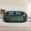 Bean Bag Sofa Lazy Sofa Durable Comfort Lounger High Back Chair For Indoor & Outdoor Use - Emerald - Image 4
