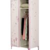 Priya II - Synthetic Leather Purple Wardrobe - Purple / White - Image 6