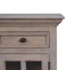 Glazed Bedside Table - Stone White - Image 5