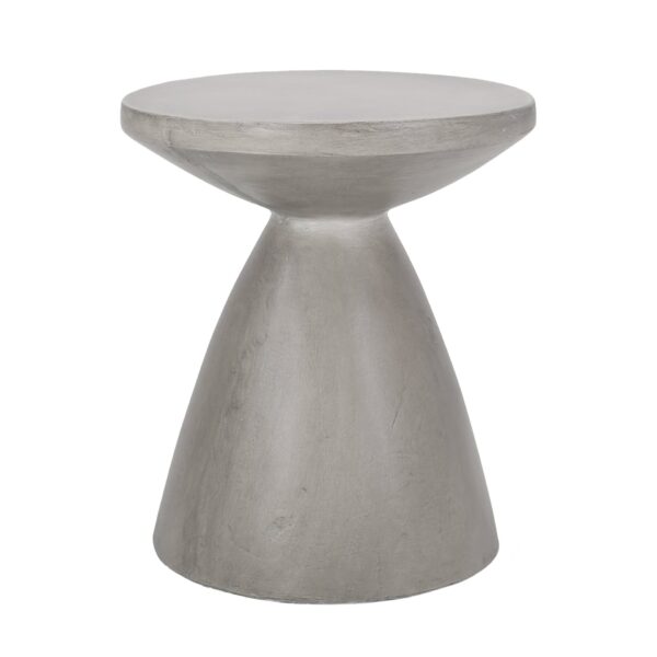 Outdoor Lightweight, Concrete Side Table - Natural