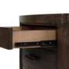 Two Drawer Nightstand - Antique Brown - Image 2