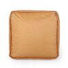 Bambo - Rectangle Pouf Ottoman Floor Cushion - Caramel - Image 5