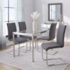 Fuji Foster - Contemporary Dining Set l, Glass 5 Piece - Multicolor - Image 4