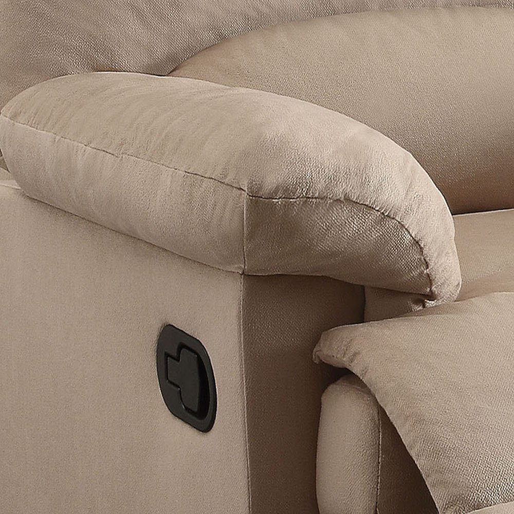 Arcadia - Woven Motion Recliner - Beige - Image 7