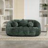 Bean Bag Sofa Lazy Sofa Durable Comfort Lounger High Back Bean Bag Chair Couch For Adults And Kids - Emerald - Image 5