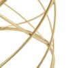 Contemporary Golden Side Table With Top And Metal Frame - Natural / Gold - Image 17