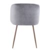 Fran - Contemporary Dining / Chair (Set of 2) - Walnut / Gray - Image 5