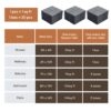 30 Piece Interlocking Deck Tiles Checker Pattern, Square Acacia Hardwood Outdoor Flooring For Patio, Bancony, Pool Side - Light Gray - Image 37