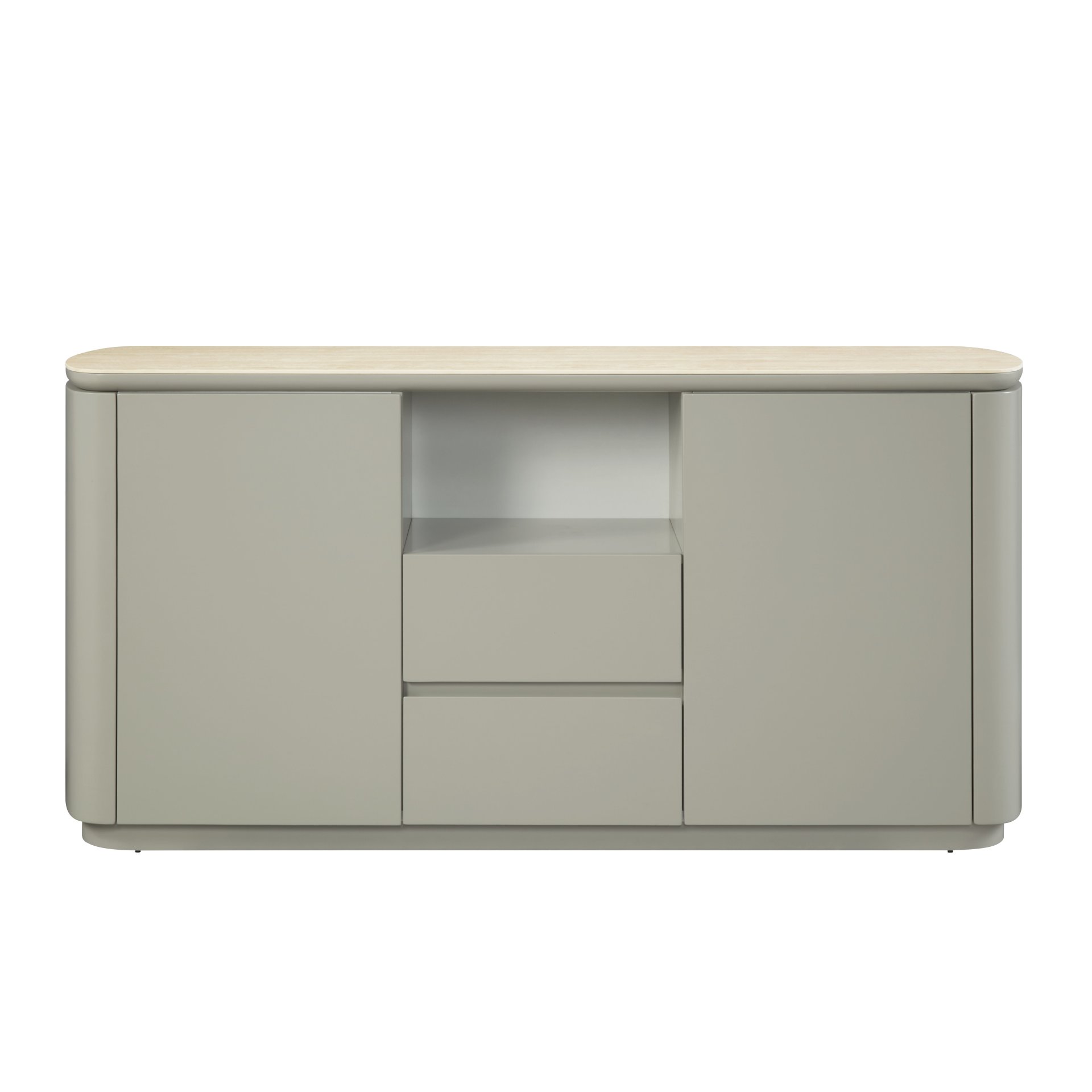 Ingram - Ceramic Top Server - Light Gray - Image 6