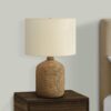 Lighting, Table Lamp, Rattan, Resin, Modern - Brown - Image 2