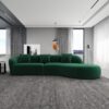 Elijah - Japandi Style Curvy Sectional Sofa - Green - Image 11