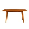 Mid-Century Modern Minimalist Dining Table - Acorn - Image 2
