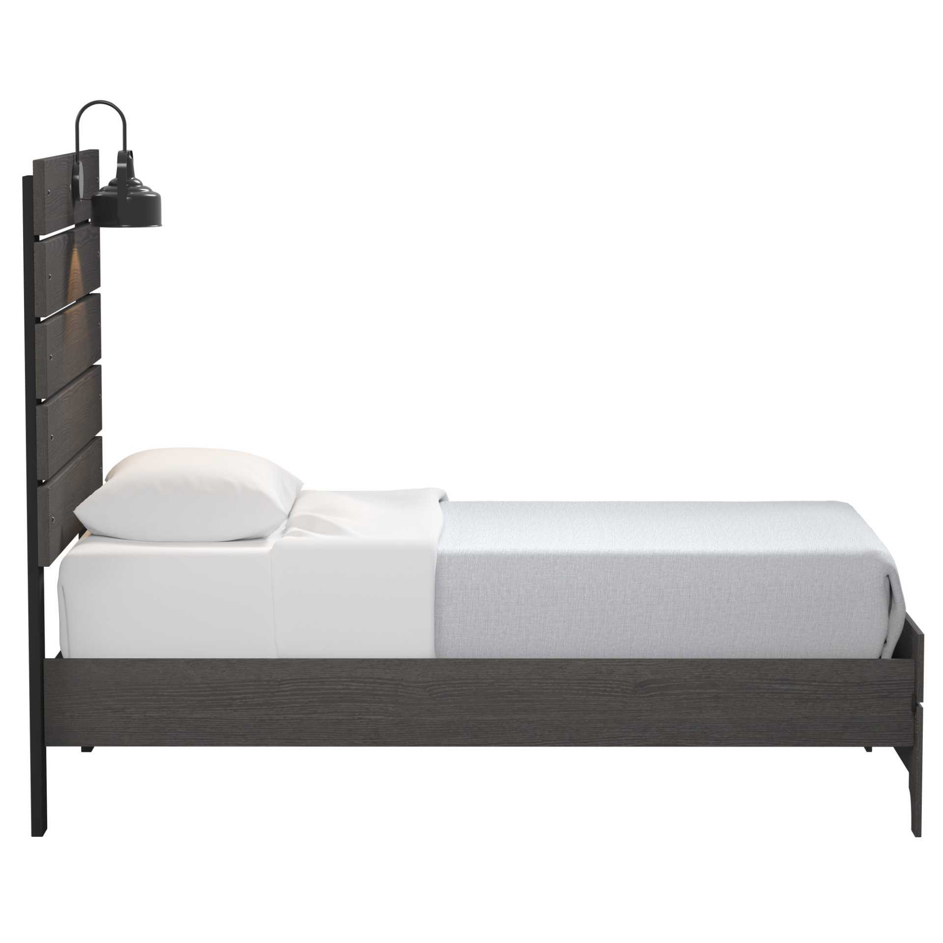 Junipe - Twin Bed With Lights - Brown - Image 3
