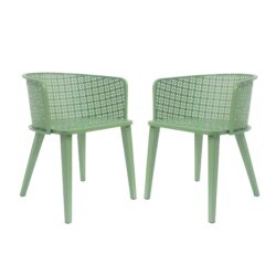 Milan - Outdoor Dining Chair (Set of 2) - Green