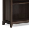 Acadian - 5 Shelf Bookcase - Brunette Brown - Image 6