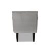 Alma - Tufted Flared Arm Entryway Bench - Opal Gray - Image 6