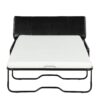 Twin Size Folding Ottoman Sleeper Bed With Mattress Convertible Guest Bed - Black - Image 17