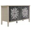 Sideboard Buffet Cabinet, Storage Cabinet With Storage, Modern Storage Cabinet With 4 Doors & Adjustable Shelves For Living Room, Dining Room, Kitchen And Entryway - Black / Natural - Image 11