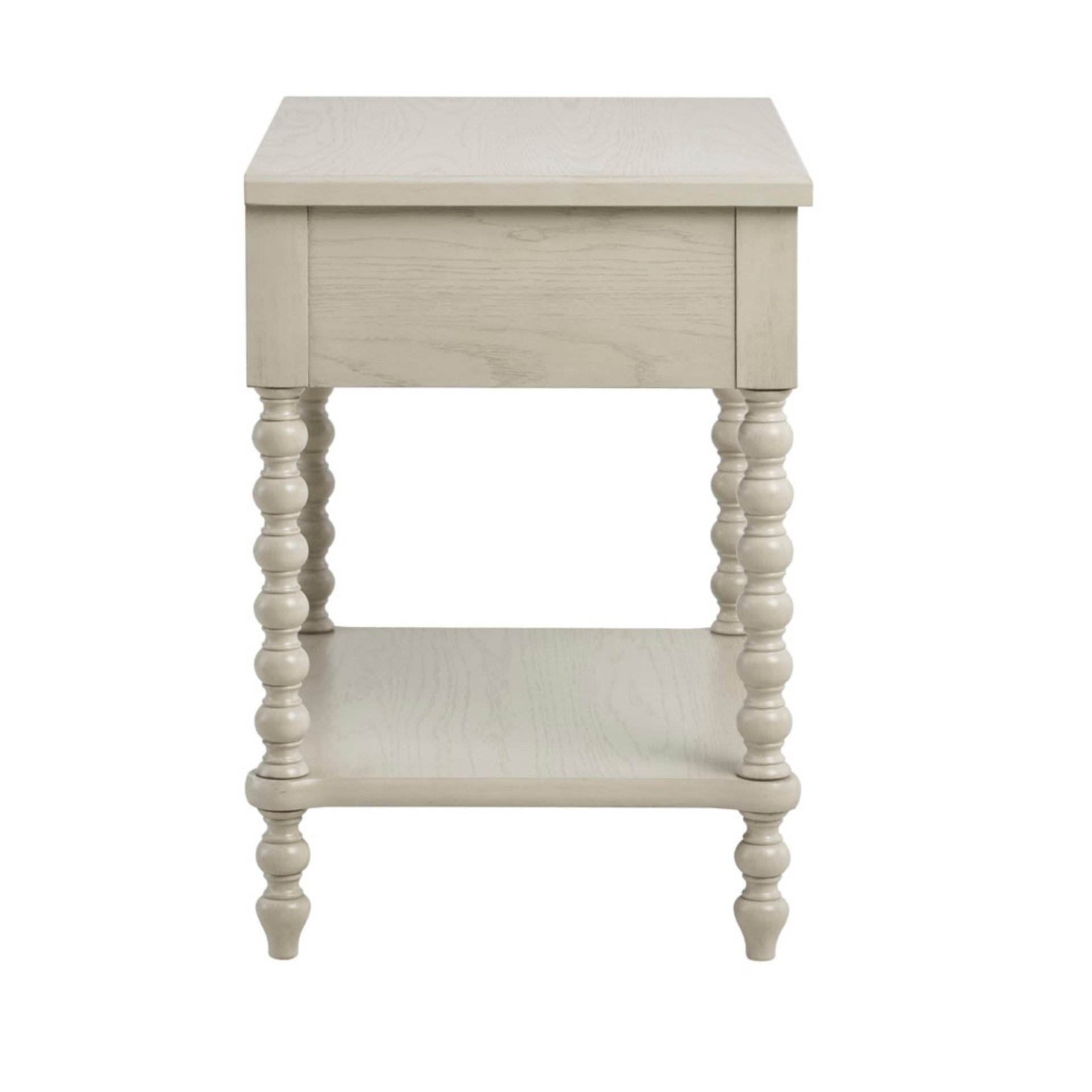 Nightstand Table With Drawer And Shelf - Natural - Image 6