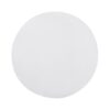 Outdoor Lightweight Concrete End Table With Hourglass Structure - Antique White - Image 6