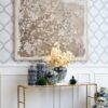 Large Cherry Blossom Canvas Art Print, Home Decor Accent Piece - Gray / White Matte - Image 8