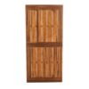 Della - Modern Industrial Dining Table With Acacia Wood Top - Teak - Image 7