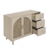 2 Door 3 Drawer Cabinet, Suitable For Bedroom - Natural - Image 11
