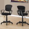 Office Chair, Adjustable Height, Swivel, Ergonomic, Armrests, Mesh, Contemporary / Modern - Black - Image 10