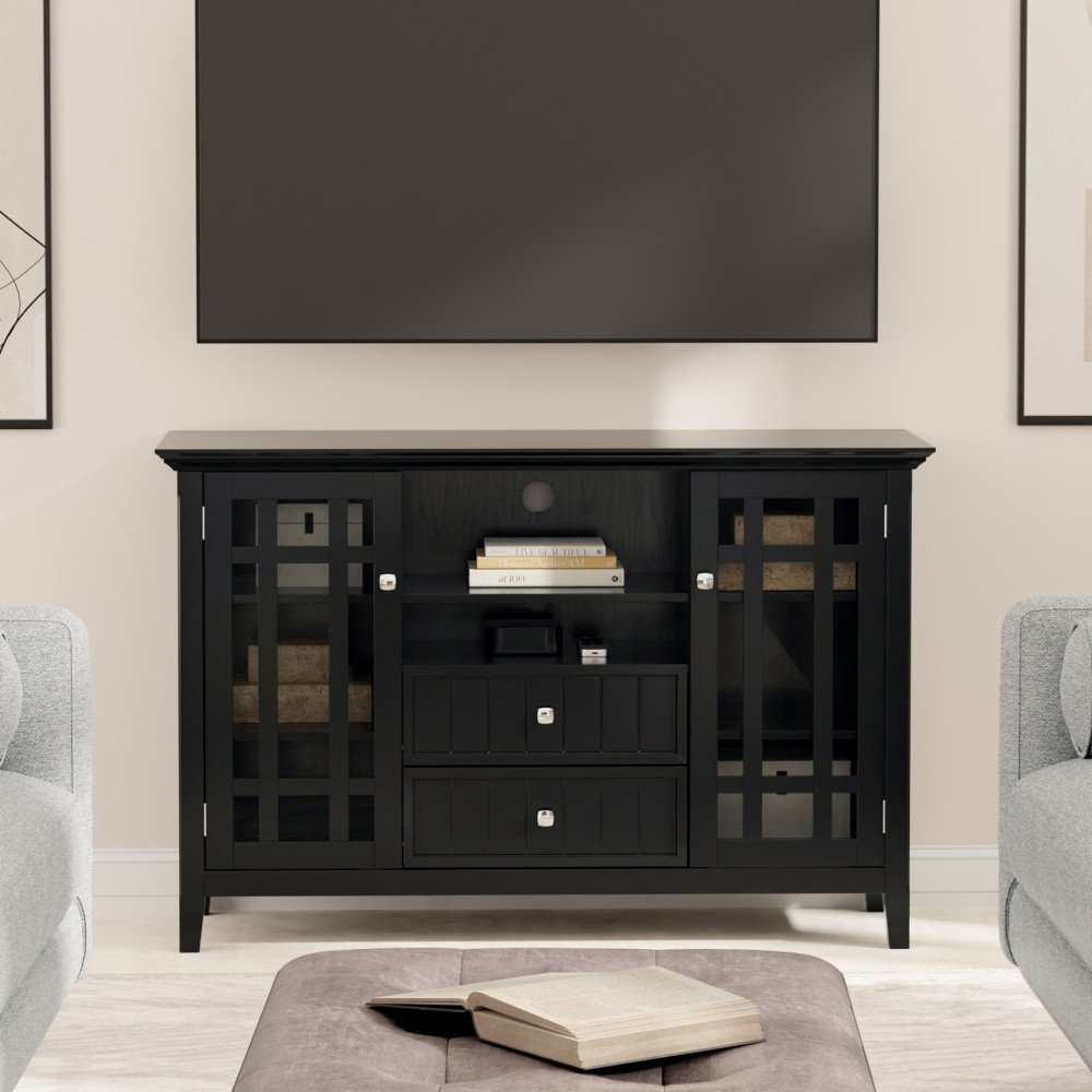 Bedford - Tall TV Media Stand - Black - Image 12