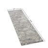 Geometrix - 2'7" X 9'10" Area Rug Runner Geometric, 3D Effect - Ivory / Gray - Image 6