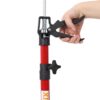 Steel Adjustable Support Pole 4 Pack With Carry Bag, Third Hand Support System For Drywalls And Cabinets, Extends 20 To 45" - Black / Red - Image 7