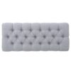 Hilton - Ottoman Bench With Classic Button Tufting - Light Gray - Image 11