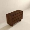 Dubrovnik - Mid-Century Modern Dresser With 6 Drawers - Brown - Image 5