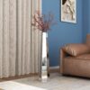 Handmade Glass Floor Vase - Silver - Image 6