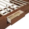 Full Size Daybed With Drawers And Shelves - Walnut - Image 8