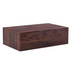 Luxurious Wood Grain Coffee Table With Fashion Texture Design - Walnut