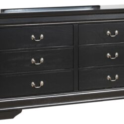 Elegant Traditional Storage Dresser - Black