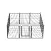 12 Panels Heavy Duty Metal Playpen With Door, Dog Fence Pet Exercise Pen For Outdoor - Black - Image 6