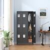 9 Door Lockers With Lock For Secure Storage And - Black - Image 4