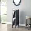 Cordelia - Hand-Brushed Console Table - Black / Bronze - Image 7
