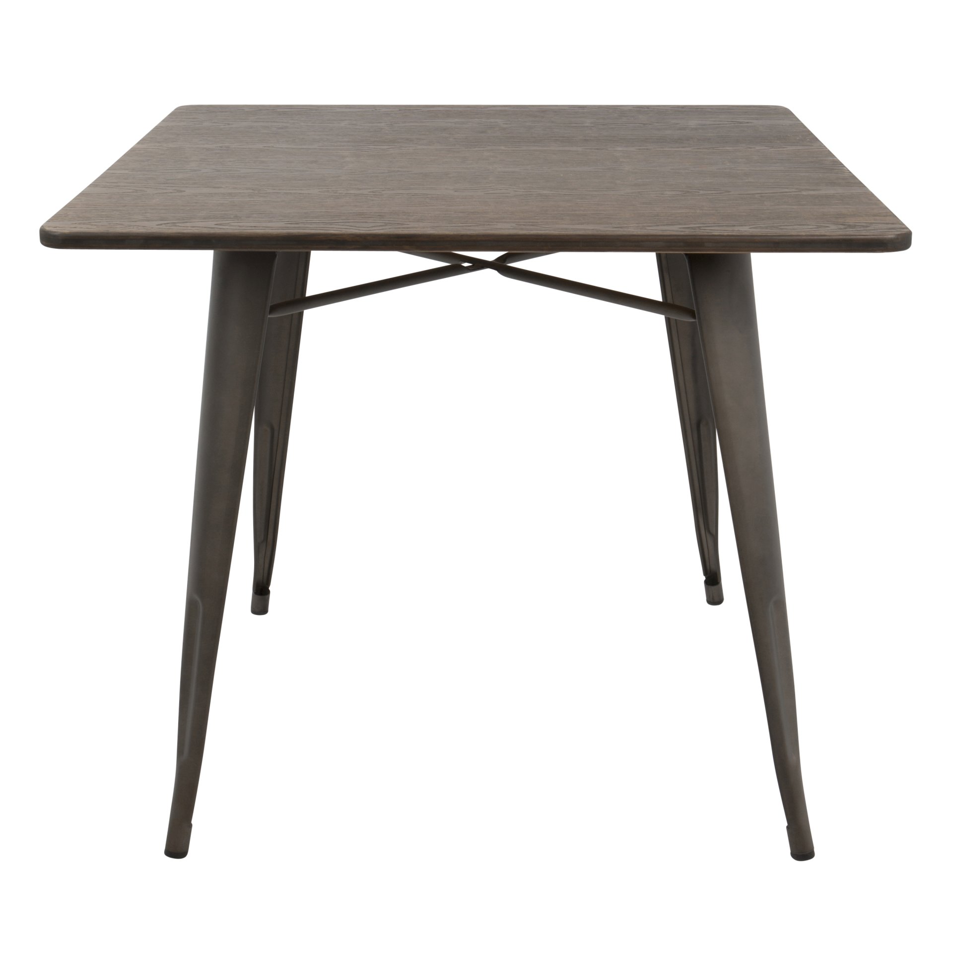Oregon - Industrial / Farmhouse Dining Table - Espresso - Image 4