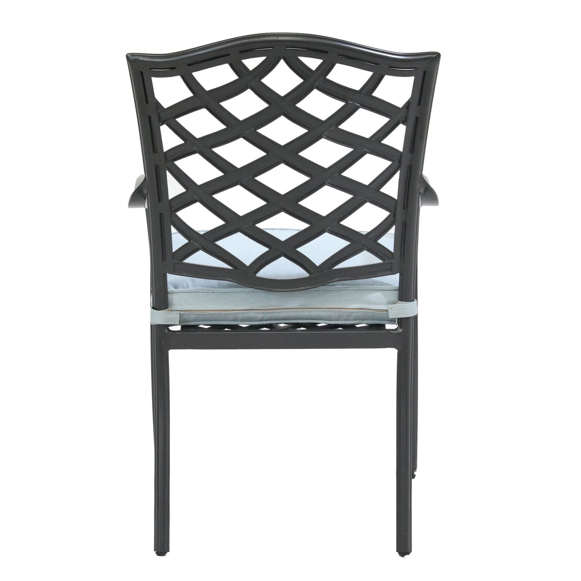 Dining Arm Chair (Set of 2) - Light Blue - Image 5