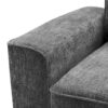 Modern Fabric Sofa With Plush Cushions, Sleek Arm Design - Gray - Image 13